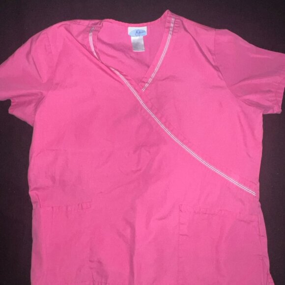 SB Scrubs Pink Scrub Top‎ (Sz. M) - Picture 1 of 5
